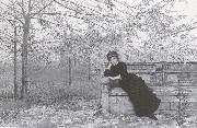 Atkinson Grimshaw Autumn Regrets oil painting reproduction